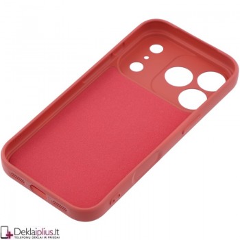 Guminis dėklas su žiedu - bordo spalvos (Apple Iphone 17 Pro Max/18 Pro Max) Guminis dėklas su žiedu - bordo spalvos (Apple Iphone 17 Pro Max/18 Pro Max)
